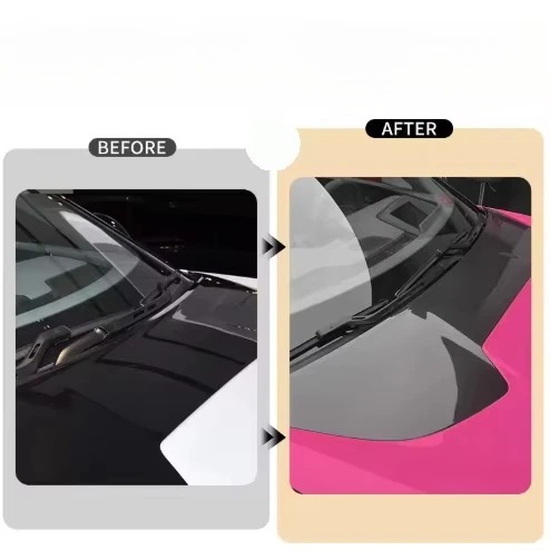 For Lotus Emeya 2024+ Dry Carbon Fiber OEM Style Car Front Hood Decoration Strip